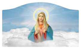 DASHELL-108-BL Immaculate Heart Clouds Blue